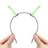 Abaodam Glow in the Dark Headband Halloween Party Hair Accessory with Antenna Light up Headband for Costume and Cosplay view 3