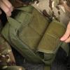 Tactical Pouch Utility,EMT Pouch MOLLE Ifak Tactical MOLLE Medical First Aid Utility Pouch with 2 Badge Patches - Quick Release Design (Color : GR) view 3