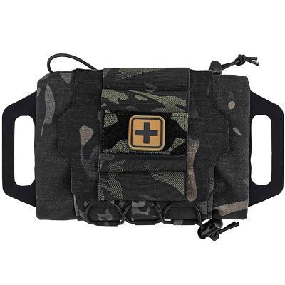 LEESEN Tactical IFAK Pouch, Tactical Blow Out Kit Bag Medical Pouch, First Aid Kit System Medical Pouches Emergency Survival Bag for Outdoor Travel Hiking with MOLLE (Color : Bcp)