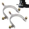JOROBURO 2Pcs Horse Spurs, Stainless Steel Western Cowboys Spurs with Rotating Brass Gear, Durable Stainless Steel Horse Roping Spurs Easy Wearing Riding Horse Spurs for Men view 1