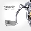Aluminum Alloy Fishing Reel Handle, Rotary Knob Power Handle Replacement for Fishing Spinning Reel Rocker Grip Parts Fishing Accessory(Grey) view 3