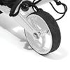 Super E Caddy ProElectric Golf Cart Front Wheel, White view 1