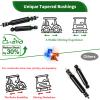 Cartalia Upgraded Golf Cart Front and Rear Shock Absorbers Kit 4 PCS for Club Car DS G&E 1988-up, Precedent G&E 2004-up, Tempo 2018-up, lifted Cart Shocks Replaces OEM 1014235,1014236,1010991,1015813 view 4
