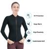TBLUITE Women Wetsuit Top Swim Jacket Mens Youth Wet Suit Shirt 2mm Neoprene Thermal Swimsuit Front Zip Long Sleeve Cold Water Keep Warm Snorkeling Diving Surfing view 3