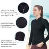 TBLUITE Women Wetsuit Top Swim Jacket Mens Youth Wet Suit Shirt 2mm Neoprene Thermal Swimsuit Front Zip Long Sleeve Cold Water Keep Warm Snorkeling Diving Surfing view 4