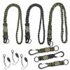 SVICCOOKQ 6Pcs Heavy Duty Paracord Lanyards With USA Flag, Braided Parachute Lanyards for Outdoor Activities view 1