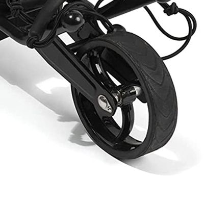 Super E Caddy Pro Electric Golf Cart Front Wheel, Black