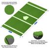 Heavy-Duty Baseball Batting Hitting Mat 12' x 6' Baseball Softball Turf Training Mat Regulation Size with Home Plate Non-Slip Bottom Thickening Design Suitable for Indoor and Outdoor Use view 2