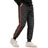 Bluelans Men's Down Pants Winter Ultralight Water Resistance Ski Snow Puffer Pants Packable Warm Trousers Red Black M view 1
