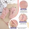 Kids Winter Gloves Cartoon Plush Paw Mittens Keep Warm Glove with Neck Rope Girls Boys Cosplay Costume Gloves (beige) view 4