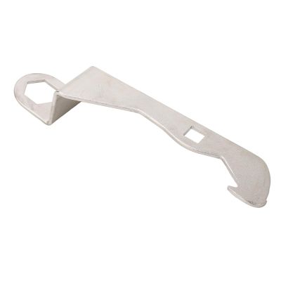 Acouto Marine Grade 304 Stainless Steel Propeller Wrench 10in Length for 11/16 Inch Hex Prop Nut 0.56 Inch Quadrilateral Nut