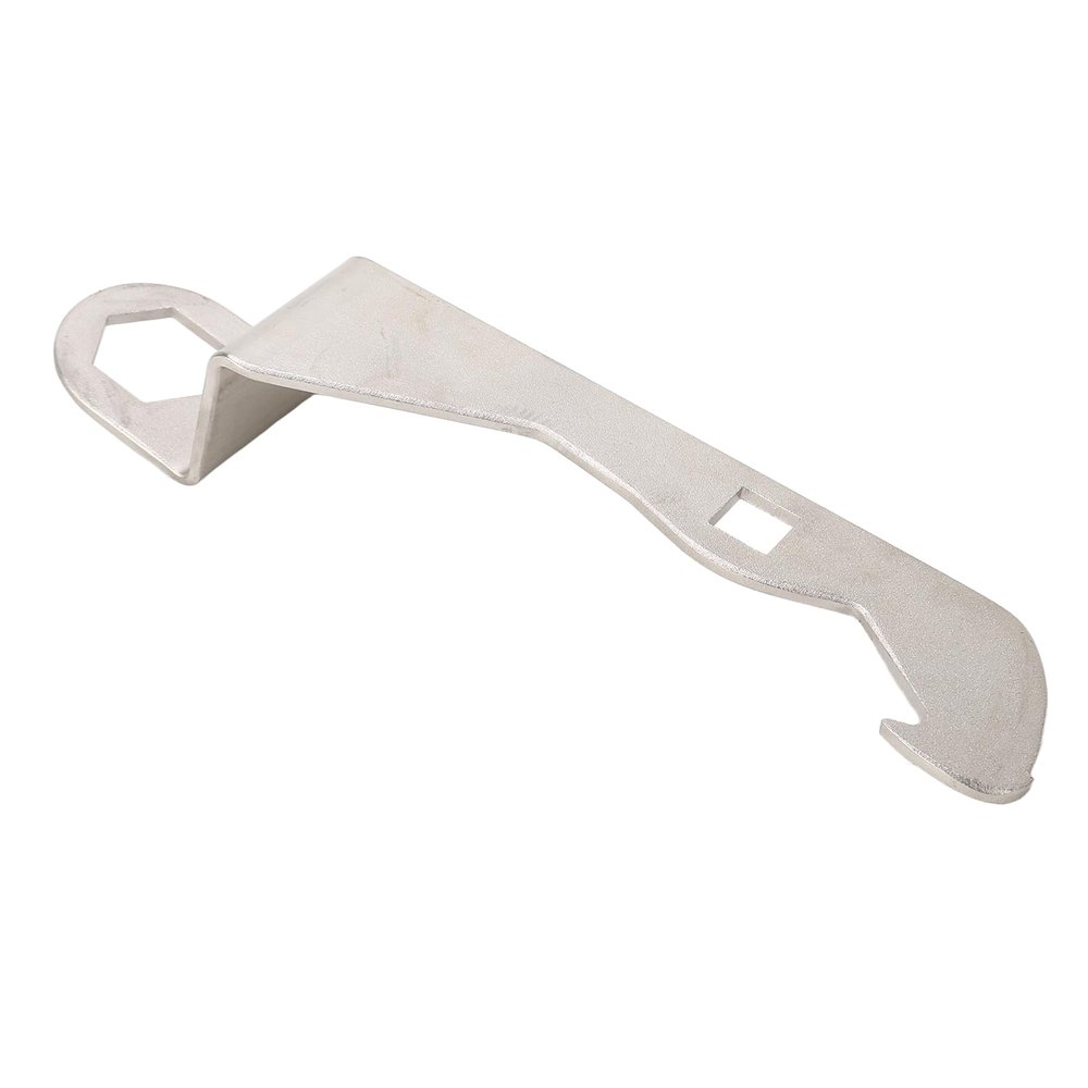 Acouto Marine Grade 304 Stainless Steel Propeller Wrench 10in Length for 11/16 Inch Hex Prop Nut 0.56 Inch Quadrilateral Nut