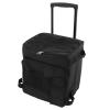43L Rolling Cooler, Camping Bag with Wheel and Handle, Leakproof Insulated Cooler Bag for Outdoor Camping, Fishing, Picnic, Boating, Supermarket Shopping, Black view 1