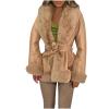 Women Long Parka Winter Coat Plus Size Fleece Fuzzy Sherpa Jackets Warm Winter Overcoat Faux Fur Collar Qulited Jacket view 1