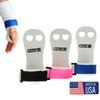 Gibson Athletic Rainbow Gymnastics Grips for Beginners, Unisex Durable Leather Grip with Hook & Loop Closure for Secure Grip & Wrist Support, Grips & Hand Protection for Young Gymnasts Made in USA