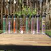 Personalized Water Bottle, Custom Water Bottle with Straw, custom name sport,Flip Up Straw-Clear Water Bottle,Bridesmaid,24oz view 2