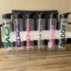 Personalized Water Bottle, Custom Water Bottle with Straw, custom name sport,Flip Up Straw-Clear Water Bottle,Bridesmaid,24oz view 3