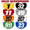 MxNumbers Custom BMX Plate Decal Insert for STACYC Multicolor Racing Graphics view 3