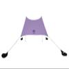 Neso Portable Beach Tent Sun Shelter with Sand Anchor - Lightweight Beach Shade Canopy - Easy Setup for Family Outings - Patented Reinforced Corners - UPF 50+ Sun Protection - 7 x 7ft - Lavender view 2