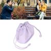 Camera PU Leather Drawstring Pouch Bag, Camera Bag with Shoulder Strap, Portable PU Leather Camera Bag Case Designed Specifically for Photography Enthusiasts, for view 4