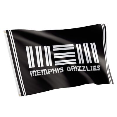 Desert Cactus Memphis Grizzlies Flag NBA 100% Polyester Indoor Outdoor 3x5 feet National Basketball Association Team Flags (Flag City Edition 2023 A)