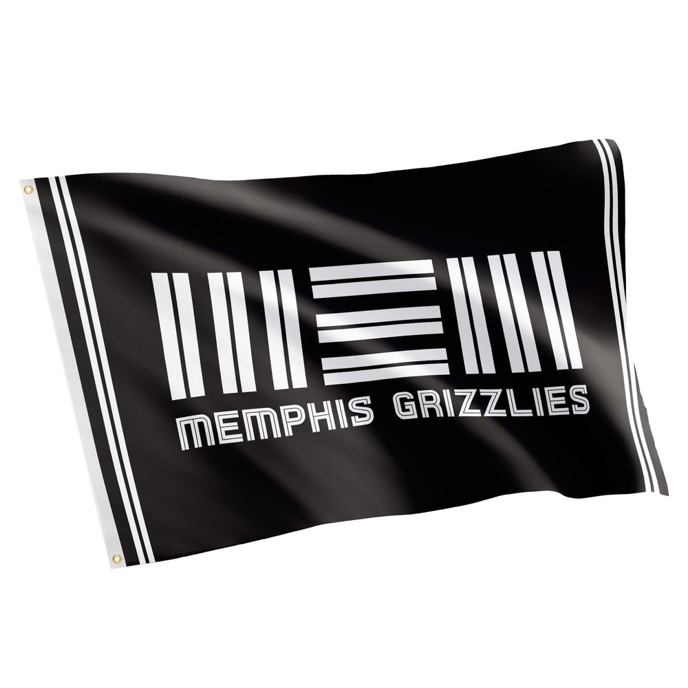 Desert Cactus Memphis Grizzlies Flag NBA 100% Polyester Indoor Outdoor 3x5 feet National Basketball Association Team Flags (Flag City Edition 2023 A)