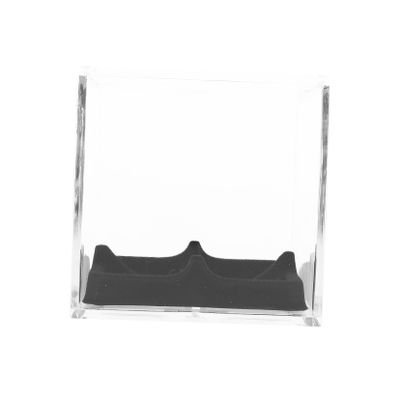 Kisangel 2sets Acrylic Baseball and Tennis Display Rack Storage Box for Showcasing Case Base for Collectibles and