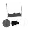 Kisangel 2sets Acrylic Baseball and Tennis Display Rack Storage Box for Showcasing Case Base for Collectibles and view 3