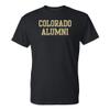 AS05 - University of Colorado Buffaloes Alumni Block T Shirt - 2X-Large - Black view 1
