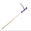 MarquiseDeBliss Bamboo Handcrafted Riding Crop Stick - 29.5" Riding Accessory with Genuine Leather Handle - Premium and Gentle Crops for Horses (Purple) view 2