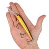 Berkley Deep Hit Stick Fishing Lure, Black Gold, 3/4 oz, 4.75in, Wide, Aggressive Tail Action and Beefier Profile, Equipped with Sharp Fusion19 Hook view 2