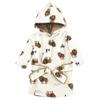 Hudson Baby Unisex Baby Mink with Faux Fur Lining Pool and Beach Robe Cover-ups, Wild Buffalo, 6-12 Months view 1