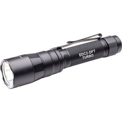 SureFire LED Flashlight - EDC2-DFT Up to 700 Lumens & 100,000 Candela Black