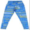 Zubaz NFL Los Angeles Chargers Team Color Women's Leggings, Column 24 Style, X-Large view 1