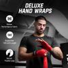 Hayabusa Deluxe Boxing Hand Wraps for Men and Women MMA, Kickboxing and Muay Thai - Red, 180 view 2
