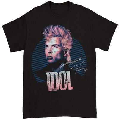 Billy Idol Whiplash Smile T-shirt - Amazon Exclusive, Medium