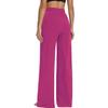 DIGITMON Womens Comfort Loose Fit Wide Leg Jogger Lightweight Yoga Running Pants with Pockets (Fuchsia, X-Large) view 2