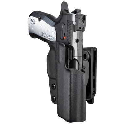 OWB Quick Release IDPA Holster fits CZ Shadow 2 Compact (Right-Hand Draw, Carbon Fiber)