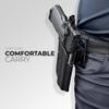 OWB Quick Release IDPA Holster fits CZ Shadow 2 Compact (Right-Hand Draw, Carbon Fiber) view 2