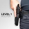 OWB Quick Release IDPA Holster fits CZ Shadow 2 Compact (Right-Hand Draw, Carbon Fiber) view 3
