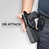 OWB Quick Release IDPA Holster fits CZ Shadow 2 Compact (Right-Hand Draw, Carbon Fiber) view 4