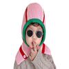 WITHMOONS Baby Girls Boys Winter Hat - Toddler Knitted Hood Scarf Beanies Hat YZJ0231 (Pink) view 1