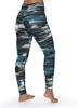 Zubaz NFL Jacksonville Jaguars Team Color Brushed Paint Leggings, X-Small view 2