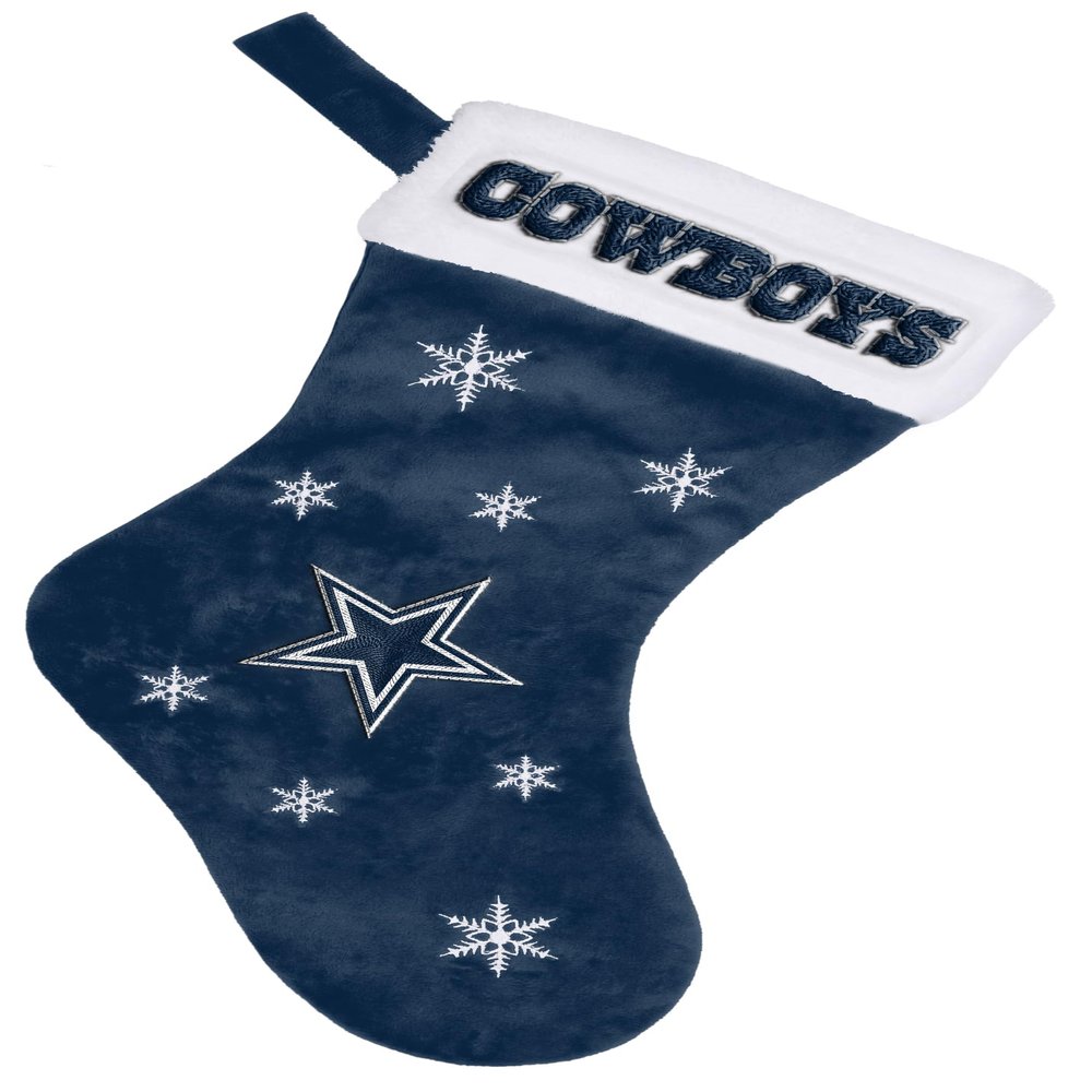 FOCO Dallas Cowboys NFL Embroidered Holiday Stocking