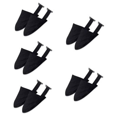 VANZACK 5pairs Bowling Accessories Kit Non-Slip Shoe Covers for Bowlings Elastic Shoe Protectors Slider Covers for Women Gear