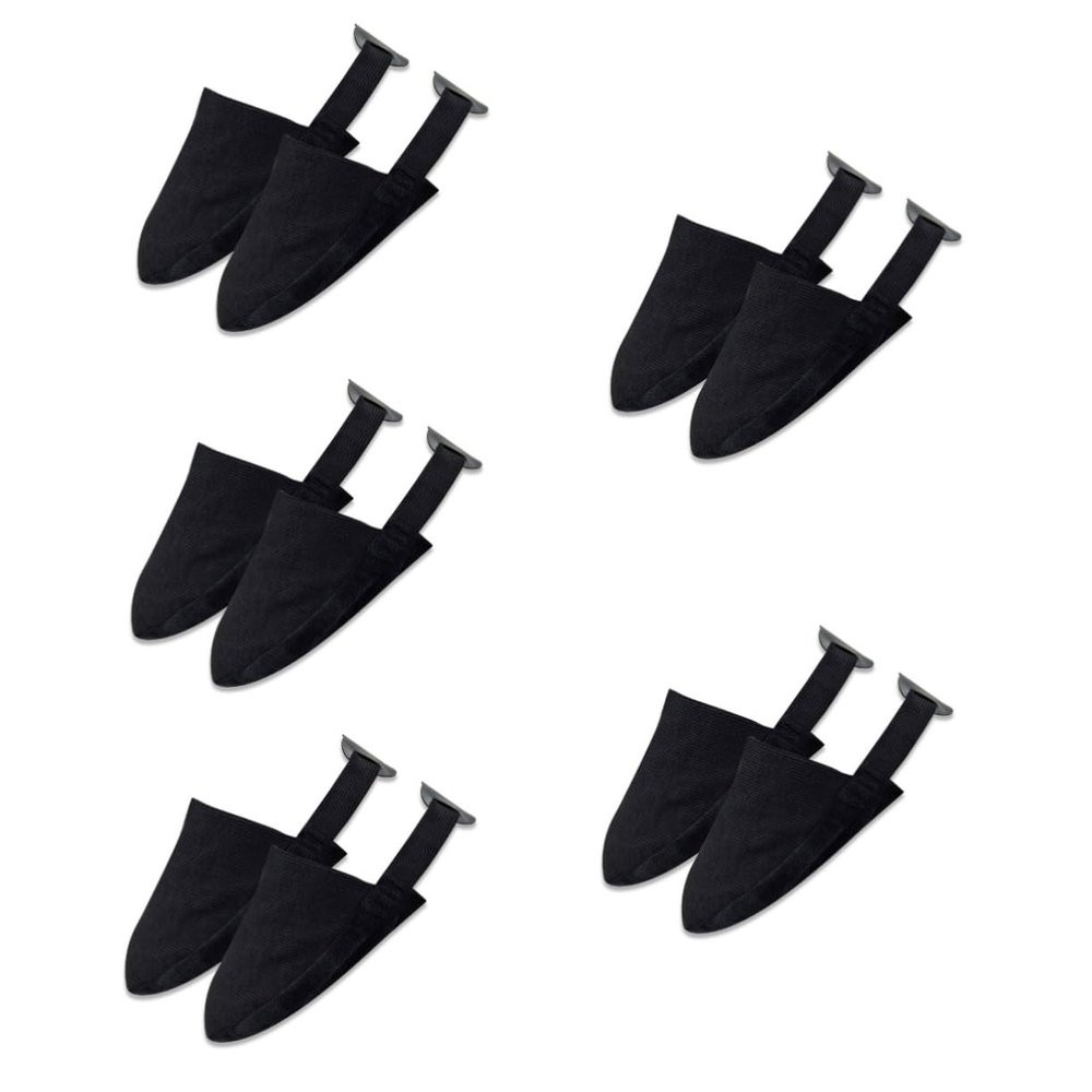VANZACK 5pairs Bowling Accessories Kit Non-Slip Shoe Covers for Bowlings Elastic Shoe Protectors Slider Covers for Women Gear