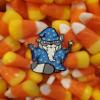Kolorspun Golf Ball Marker with Magnetic Hat Clip (Raccoon Wizard) view 2