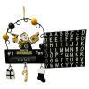 NHL Boston Bruins Personalizable Snowman Sign Ornament view 1