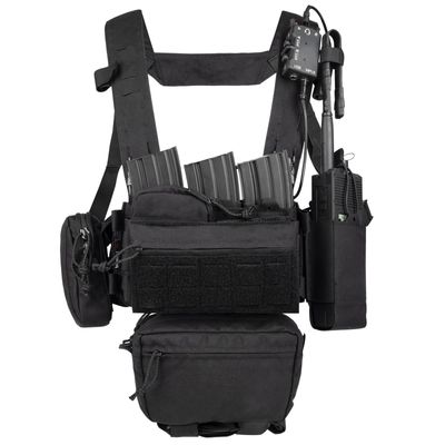 BOMTURN Tactical Chest Rig Waterproof Micro Chest Rigs 1000D Adjustable Detachable Modular Molle Chest Rig Mag Carrier