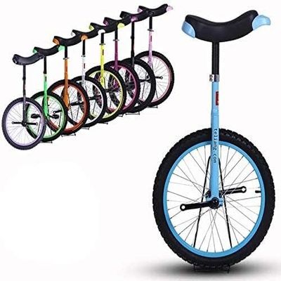 MDybf Unicycle Unisex Unicycle Heavy Duty Steel Frame and Alloy Wheels, Unicycle, Beginner Height 120-140Cm